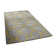 Lybbert Hand-Tufted Grey/Yellow Rug