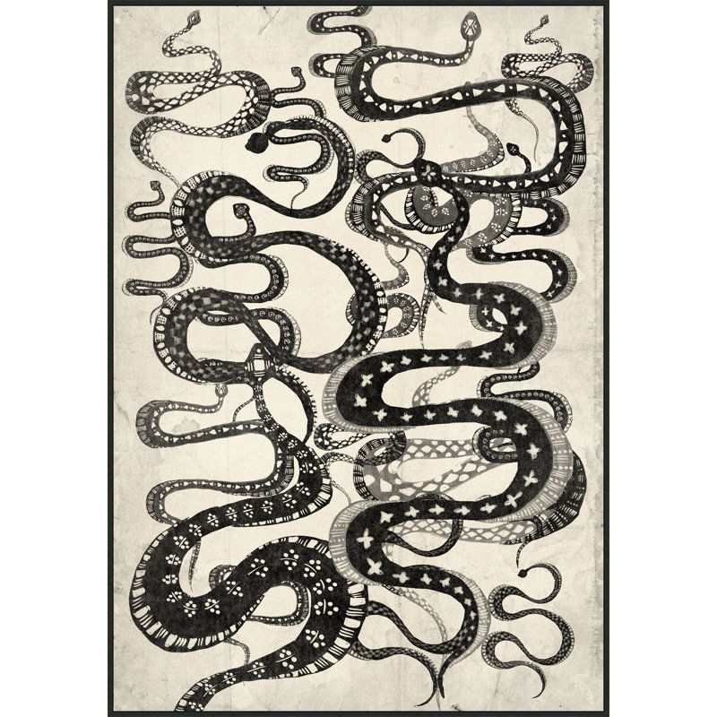 "Snake Pathway" par Thom Filicia - cadre flottant, impression sur toile