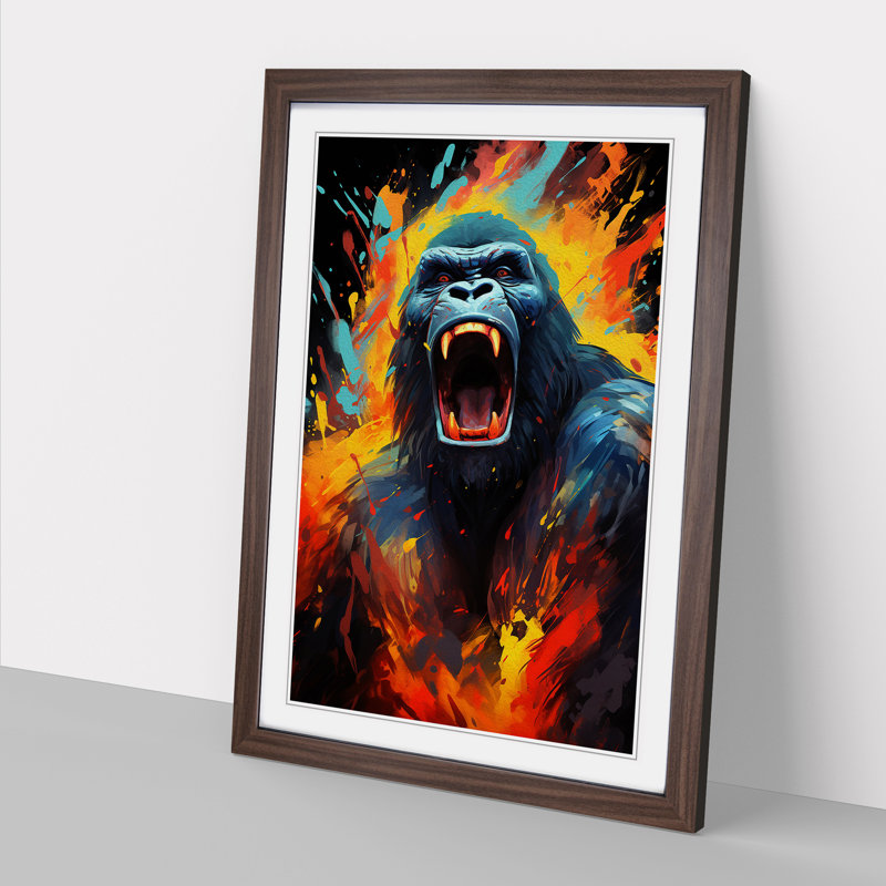Gorilla Tachisme - Framed Print