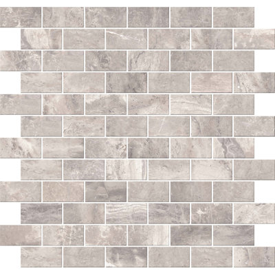 1" X 2" Porcelain Marble Look Wall & Floor Tile