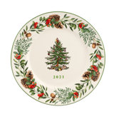 Christmas Tree 8" Dessert Plate