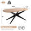 Table de salle à manger à piédestal 69,3 po avec base en métal-959541472