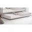 Lit de jour simple en métal de style contemporain avec finition en argent et structure en métal pour lit gigogne-1354974098