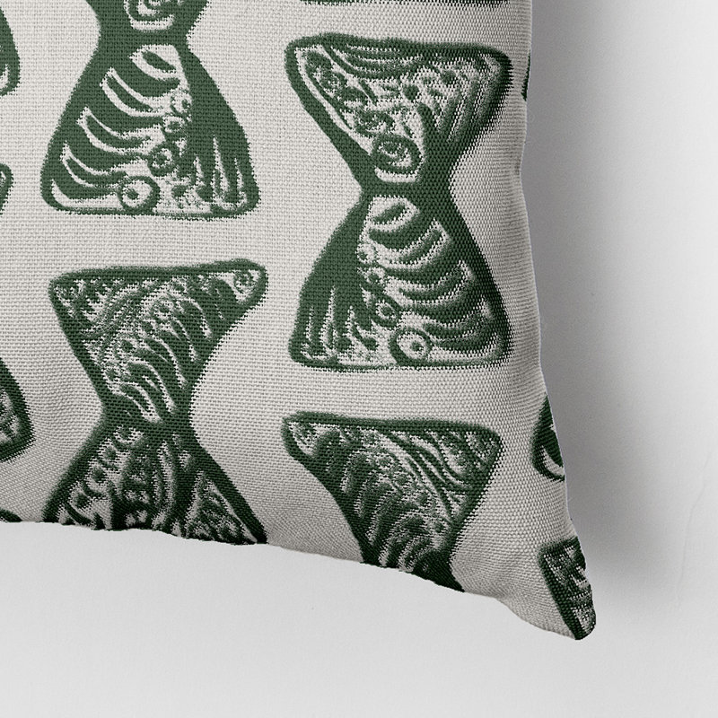 Housse et insert de coussin extérieur d'extérieur, Vert, 20 po X 20 po