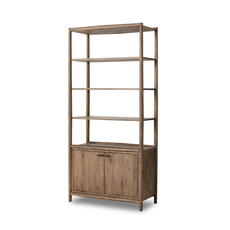 Glenview Bookcase, Weathered Oak