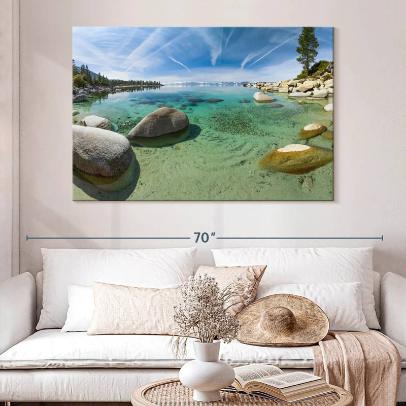 Alvord Lake Tahoe Shoreline, H 34 po x l 51 po