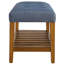 Banc de siège rembourré en chêne touffeté-1039677592