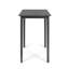 Table de bar d'extérieur carrée en bois d'acacia minimaliste