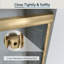 Porte de douche coulissante en verre transparent-138909738