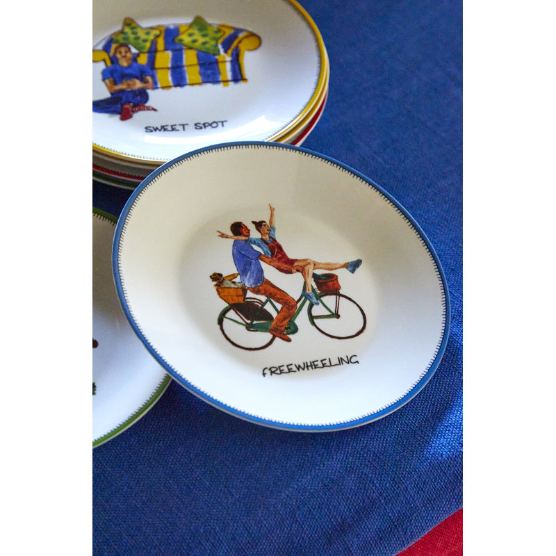 Kit Kemp, Christmas Doodles - Tidbit Appetiser Plates