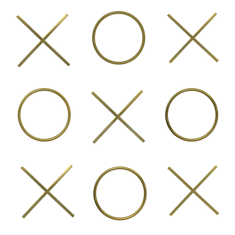 Modern Metal Wall Decor, Gold, 45.25" H x 45.25" W x 0.75" D