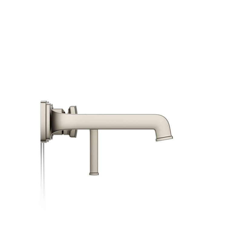 Riff Wall-Mount Single-Handle Bathroom Sink Faucet, Vibrant Brushed Nickel
