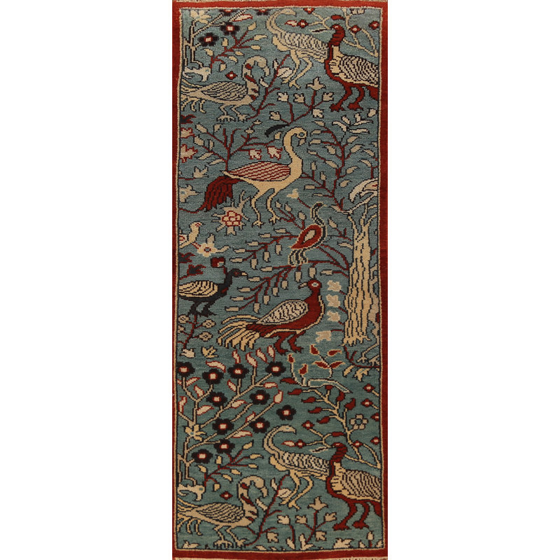 Tapis de couloir indien animaux Design Ziegler
