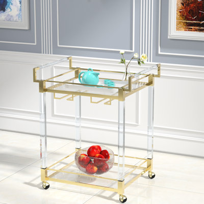 Chariot-bar en acier inoxydable