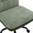 Velvet Upholstered Armless Office Chair with Metal Frame -21776579