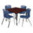 Kee Square Breakroom Table and Chair Set-73412842-73412848