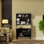 Buffet multifonctionnel ouvert en bambou
