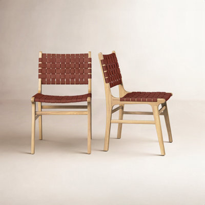 Alston Genuine Leather Dining Chair