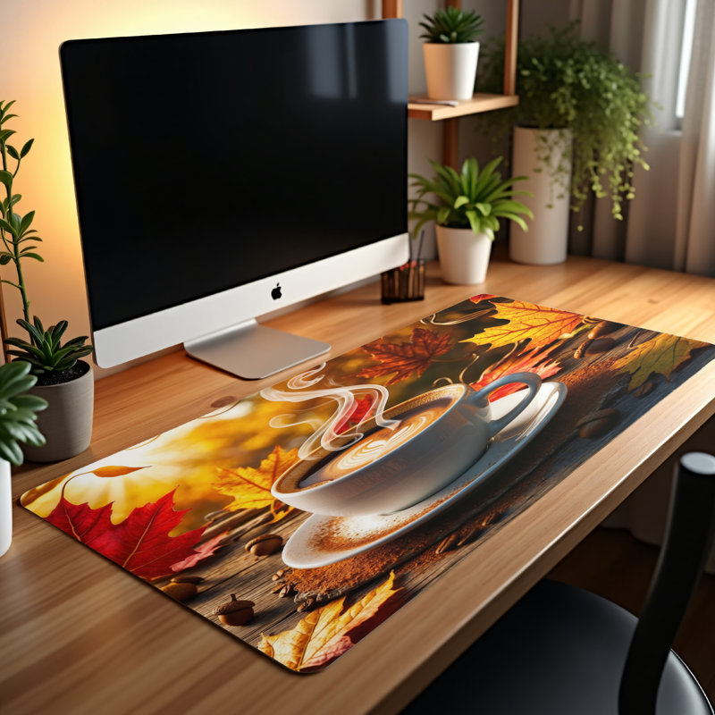 Polyester Desk Pad, 31.5x15.5