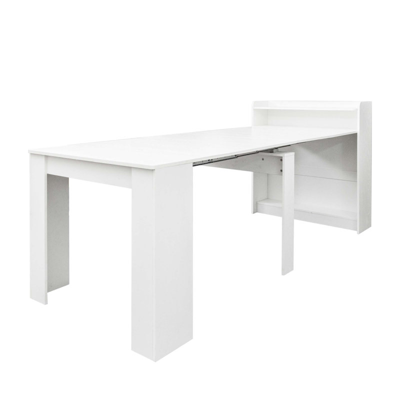 Table de salle à manger extensible moderne avec rangement