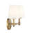 Edin 2-Light Dimmable Brass Vanity Light