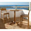 Bermuda Outdoor Round Teak Bar Table-1591168292