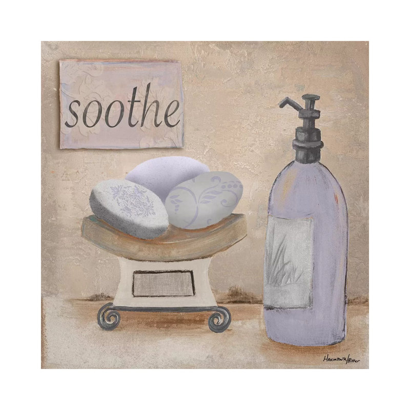 Lavender Bath II by Hakimipour-Ritter - Wrapped Canvas Painting, 93.98 cm H x 93.98 cm W x 1.91 cm D