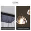 Lustre en cristal 26 lumières DEL à intensité variable-407899548