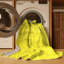 Tapis contemporains jaunes lavables à la machine 763-2110556800