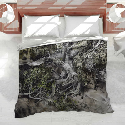Édredon naturel éclectique Forest Bedding