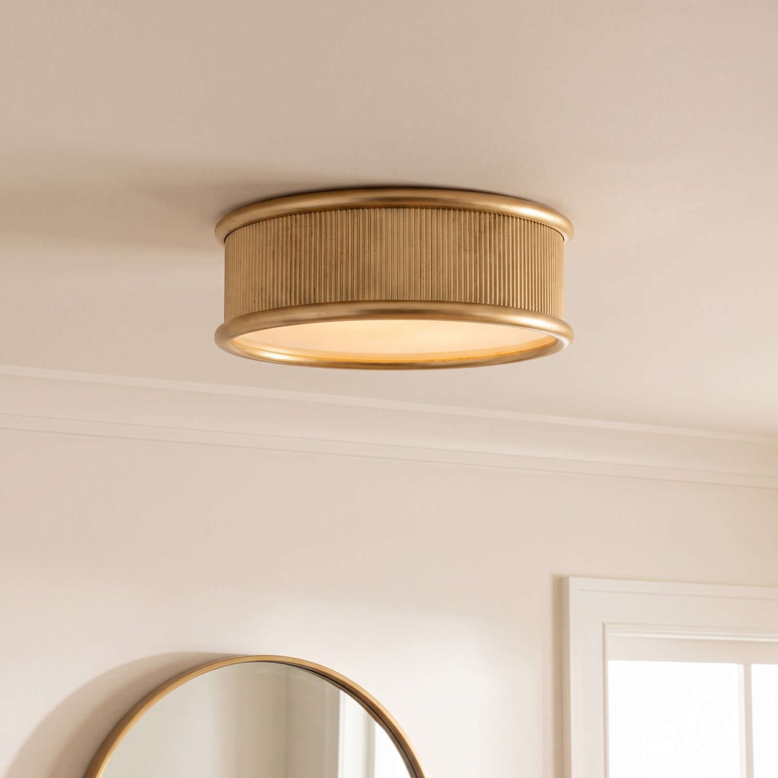 Rigsby 5-Light Flush Mount, Gild, 6" H x 18" W x 18" D
