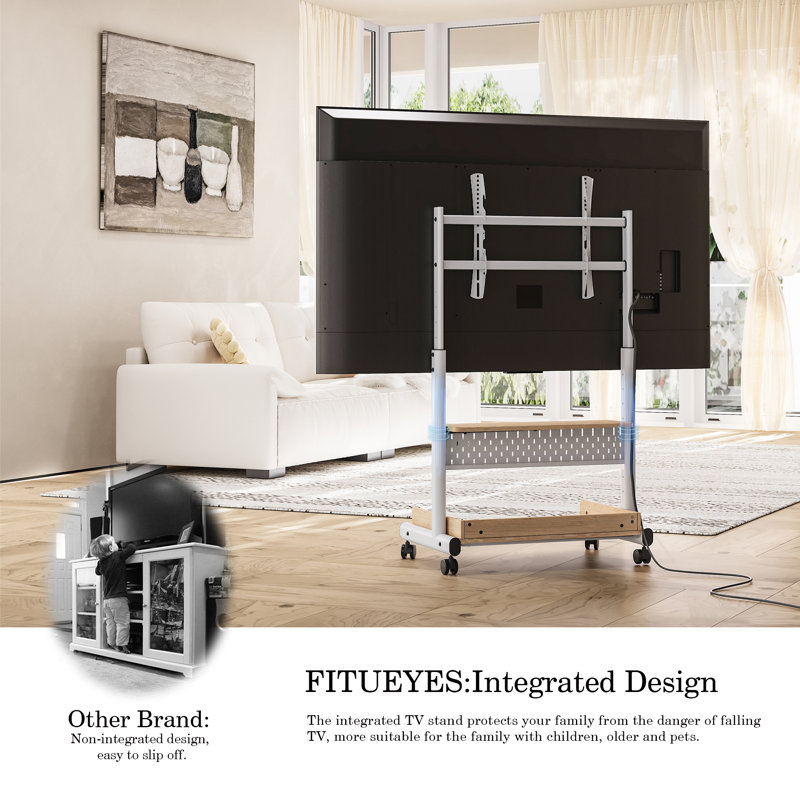 FITUEYES Floor Stand Mount, White