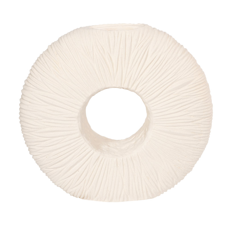 Waves Circle Floor Vase