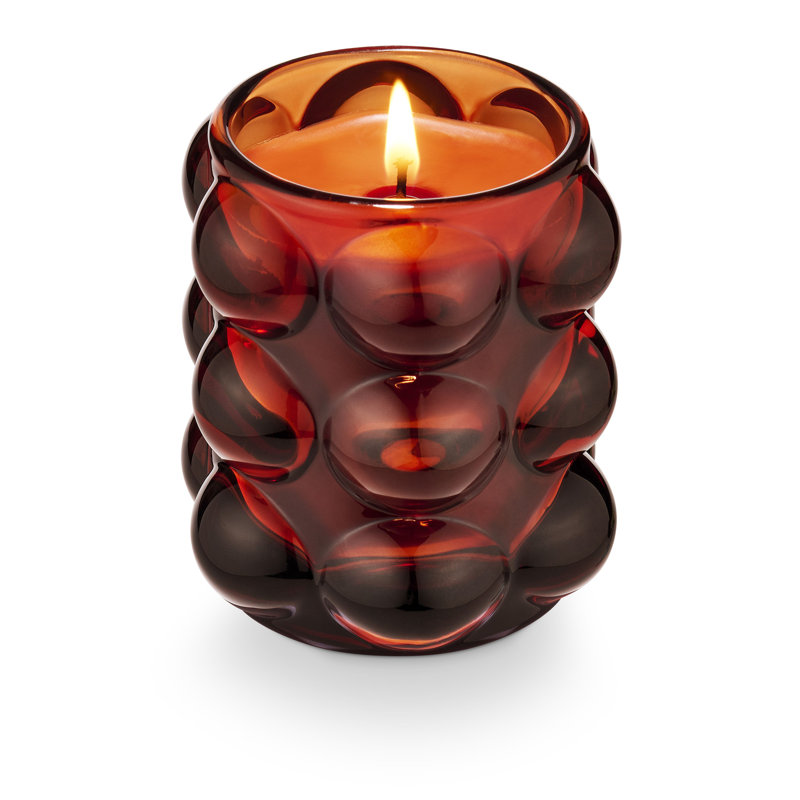 Gilded Citrus Bubble Glass Candle