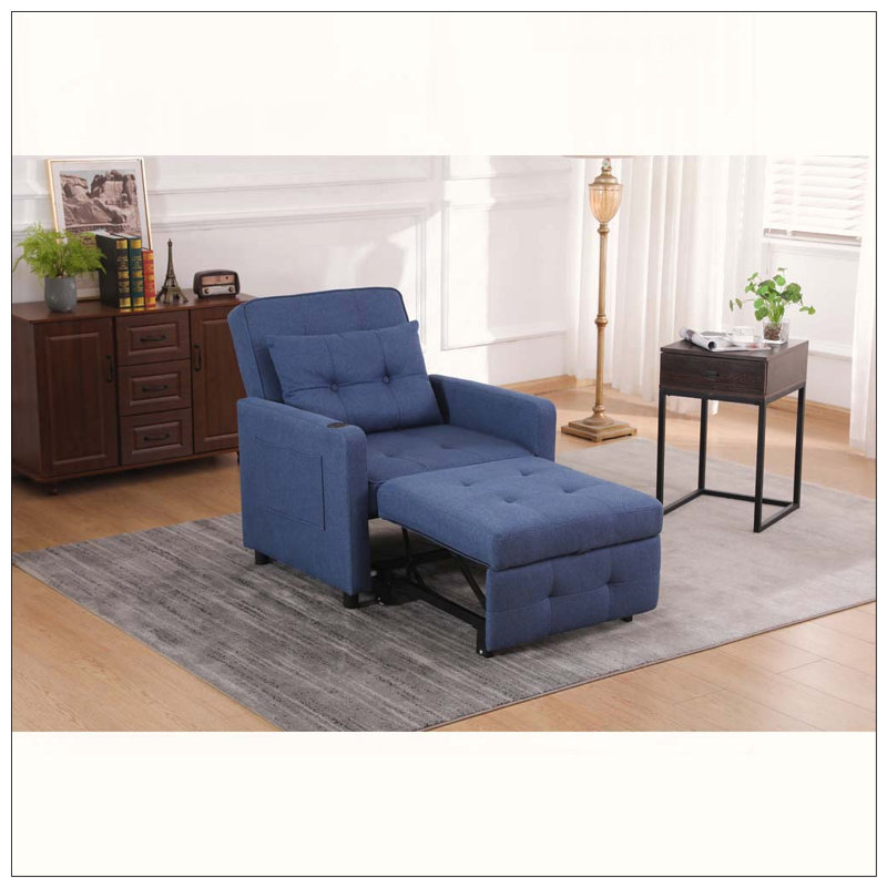 Fauteuil-lit ajustable Sleeper Chair 3-en-1, Blue