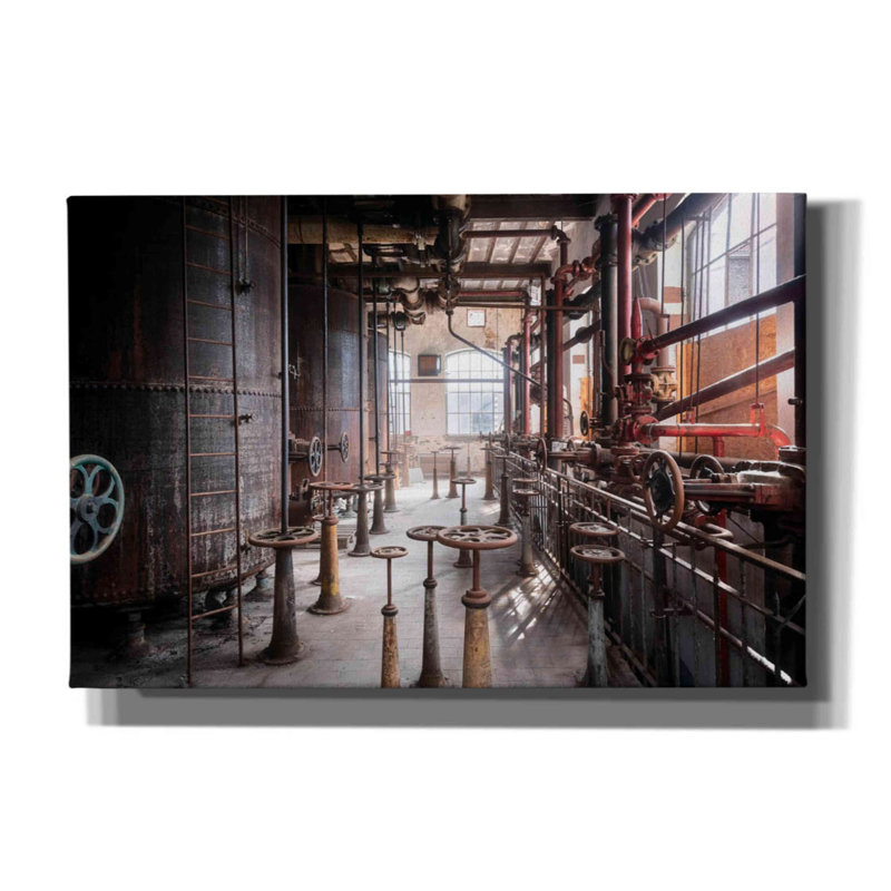 Canora «Industrial Herritage» par Roman Robroek, art mural sur toile, H 40 po x l 60 po x P 1,5 po