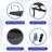 Adjustable Bed Frame With 12 Inch White Gel Memory Foam Mattress --1160680319