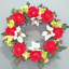 Handcrafted Faux Polyester 24'' Wreath