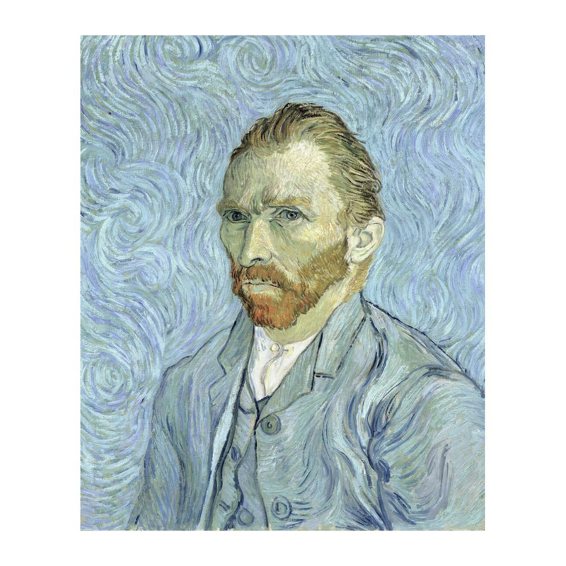 Autoportrait par Vincent van Gogh - Estampe numérique, H 28 po x l 22 po