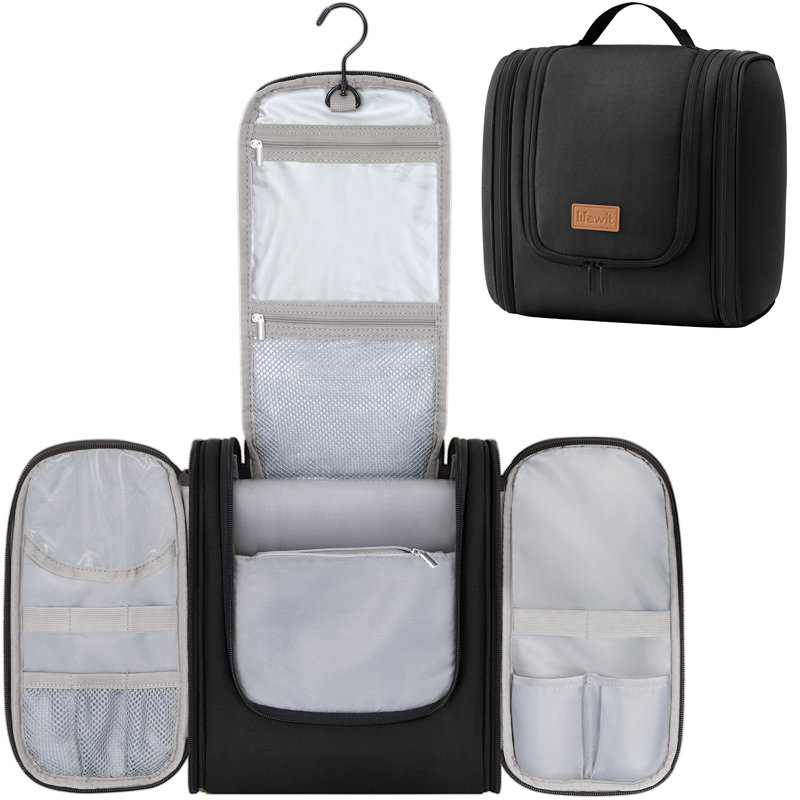 Polyethylene Terephthalate Makeup Organiser, Black