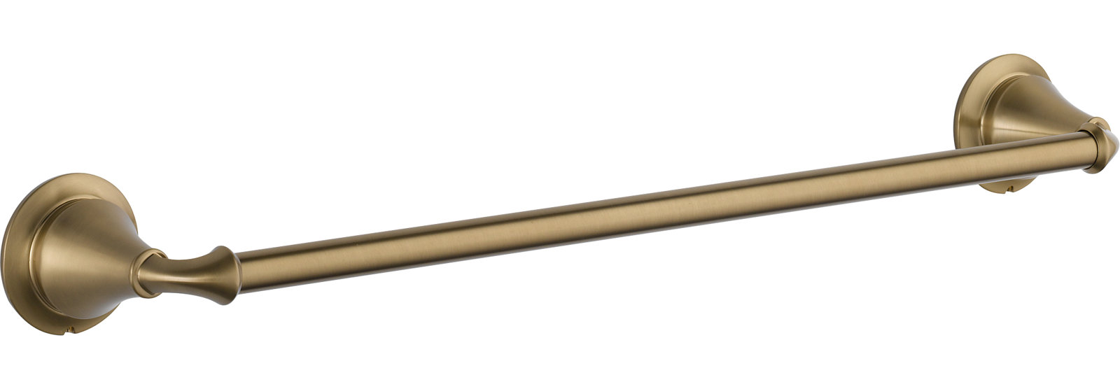Linden™ 18" Wall-Mounted Towel Bar, Brilliance Champagne Bronze