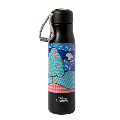 Tasse de voyage isotherme Any Morning de 590 ml (20 oz) en acier inoxydable avec couvercle étanche