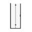 Porte de douche pivotante pliante sans cadre 32 po x H 72 po, verre trempé de 6 mm, cabine de douche réversible