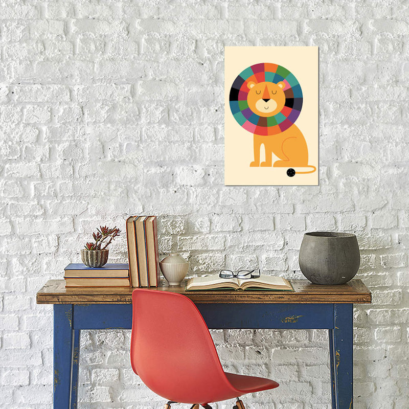 Mr. Confidence by Andy Westface - Print on Canvas, 66.04 cm H x 45.72 cm W x 1.91 cm D, Wrapped Canvas