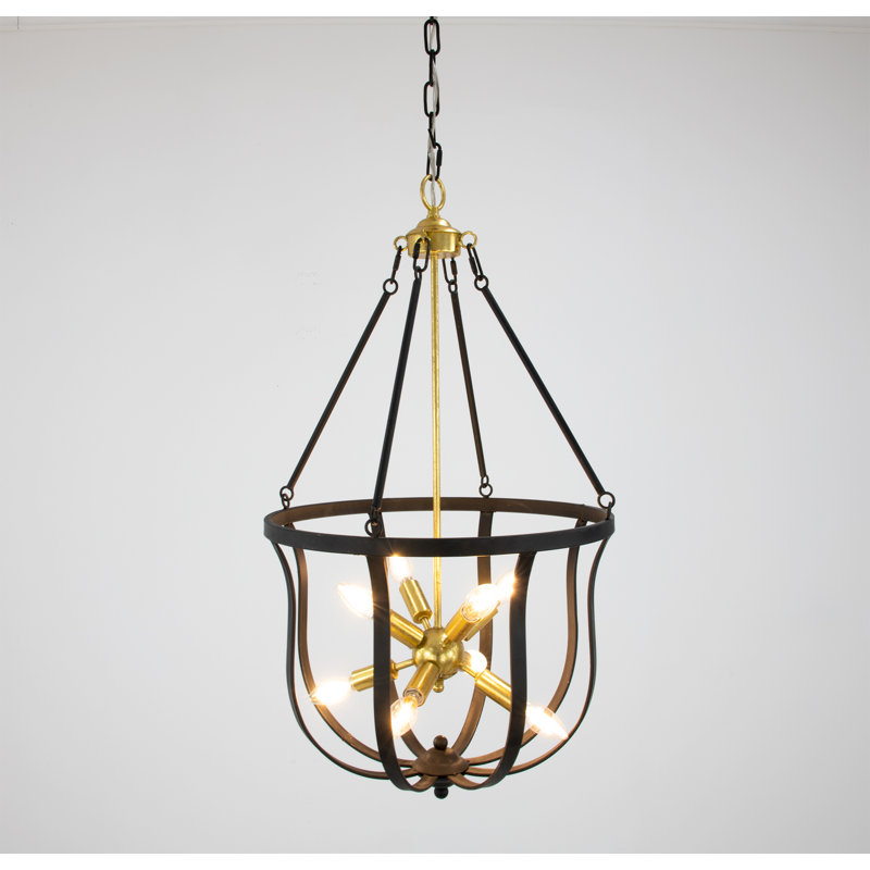 Maxim 8 - Light Chandelier, Black