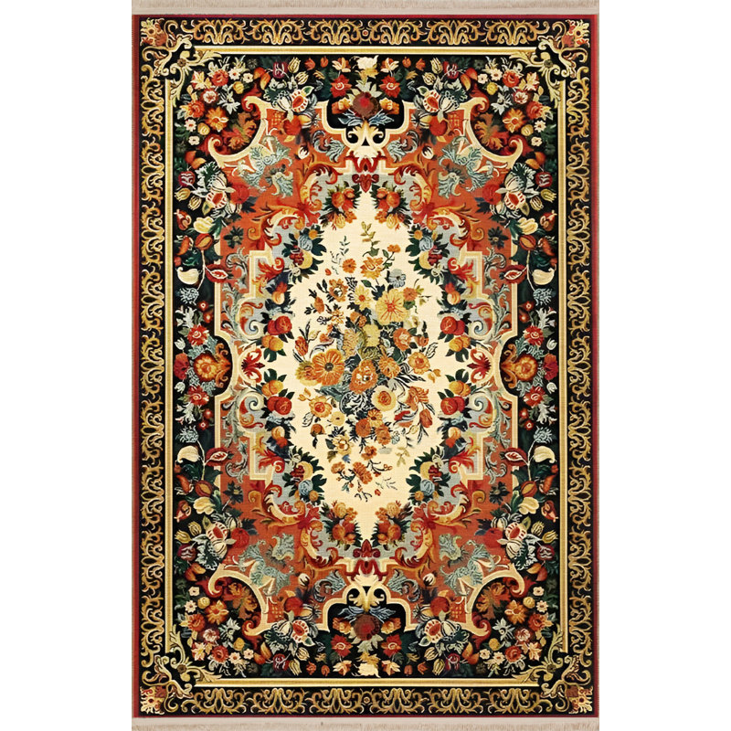 Tapis intérieur / extérieur rectangulaire Kutsal, Rectangle 3 pi 3 po x 4 pi 11 po