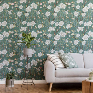 WallsByMe Peel & Stick Floral Panel | Wayfair