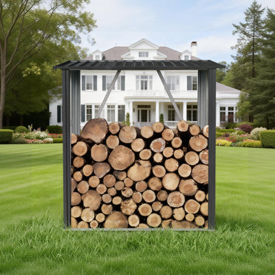 Support à bois de chauffage pour l'extérieur Echo
