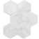 Peel and Stick Gel Backsplash Tile Hexa 10'' x 11'' (Set of 4)