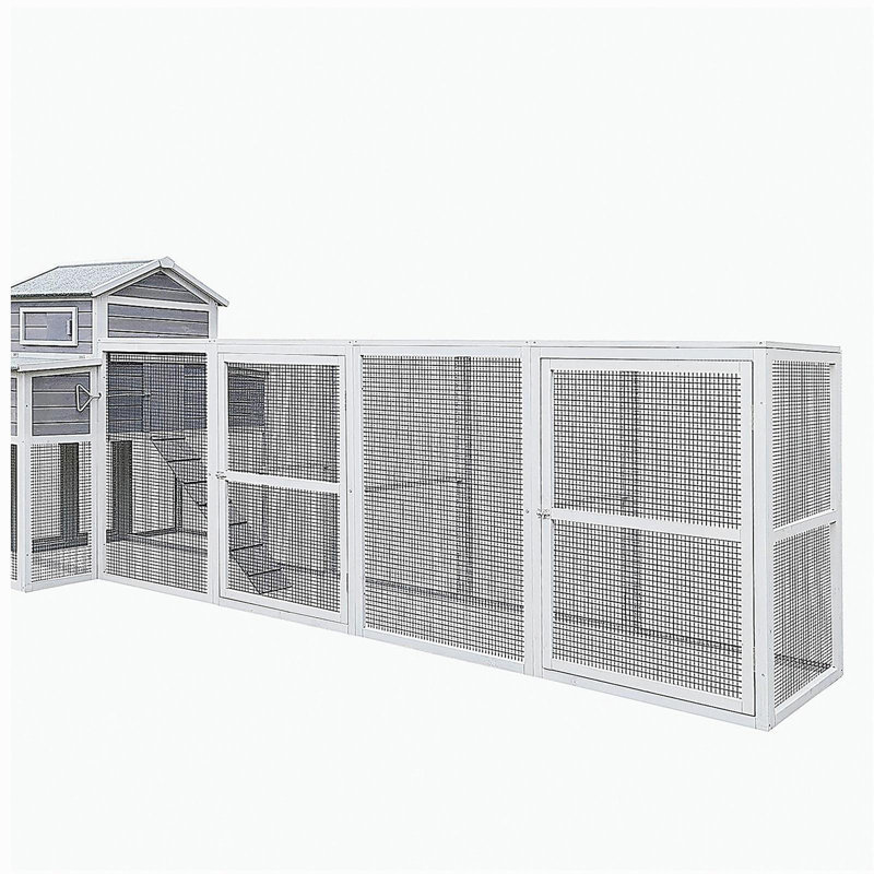 Poulailler en bois, Gris